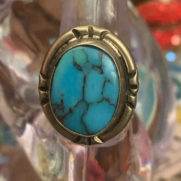 Native American Turquoise Ring - Picture 1 of 5